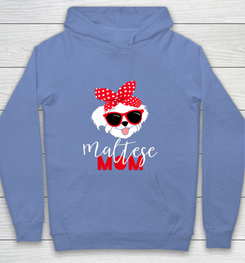 Dog Mom Shirt Dog Lovers T Shirt Maltese Mom Fur Mama Youth Hoodie 8
