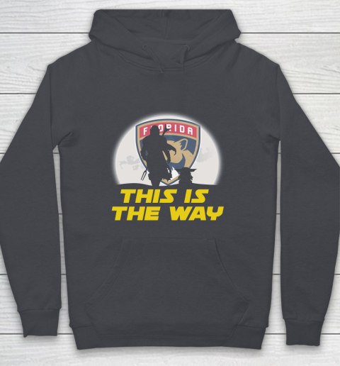 Florida Panthers NHL Ice Hockey Star Wars Yoda And Mandalorian This Is The Way Youth Hoodie 5