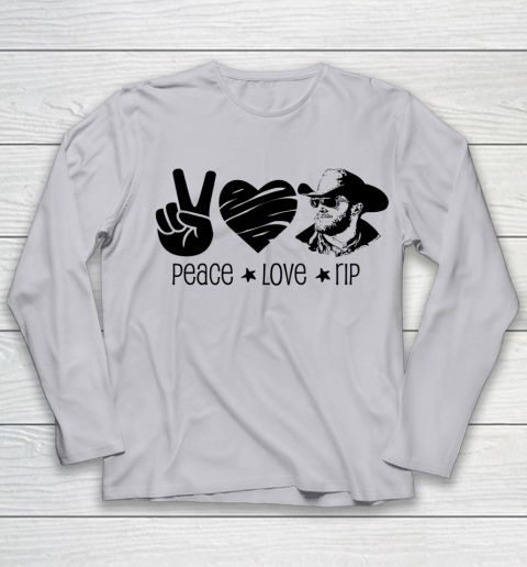 Rip Wheeler Shirt Peace Love Rip Youth Long Sleeve 3