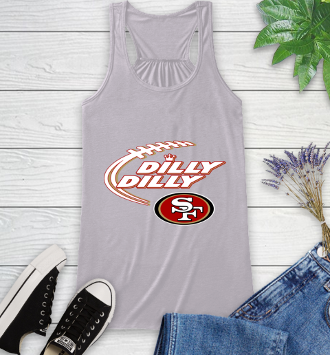 NFL San Francisco 49ers Dilly Dilly Football Sports Racerback Tank 5