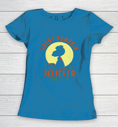 Peanuts Great Pumpkin believer since 1966 Halloween Women's T-Shirt 6