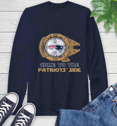 NFL Come To The New England Patriots Wars Football Sports Long Sleeve T-Shirt 3