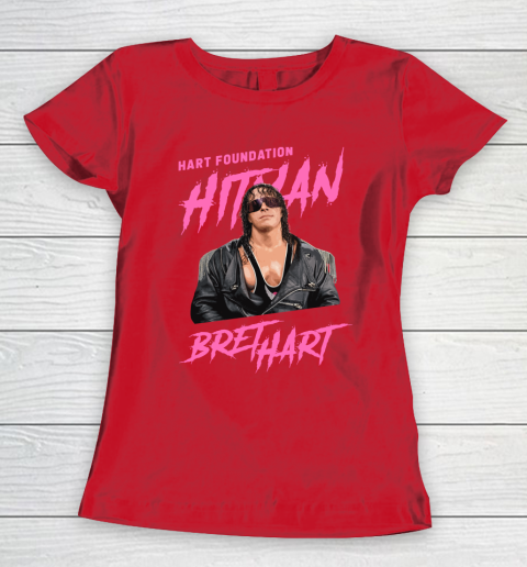 Bret Hart The Hitman Hart Foundation Women's T-Shirt 9