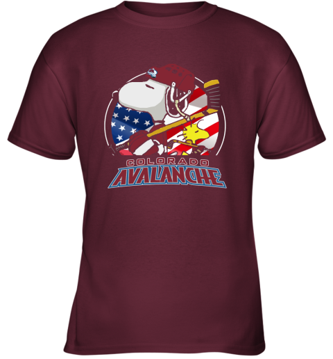 tko1-colorado-avalanche-ice-hockey-snoopy-and-woodstock-nhl-youth-t-shirt-26-front-maroon-480px