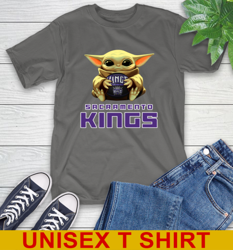 NBA Basketball Sacramento Kings Star Wars Baby Yoda Shirt 8