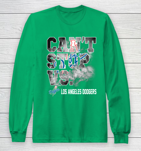 MLB Los Angeles Dodgers Baseball Can't Stop Vs Dodgers Long Sleeve T-Shirt 4
