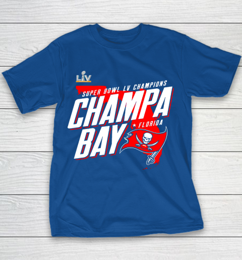 Champa Bay Tampa Bay Buccaneers Super Bowl LV Champions Youth T-Shirt 6