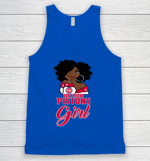 Detroit Pistons Girl NBA Tank Top 5