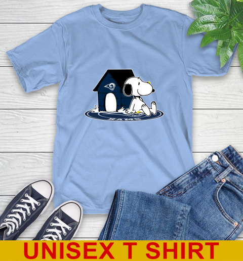 NFL Football Los Angeles Rams Snoopy The Peanuts Movie Shirt T-Shirt 11