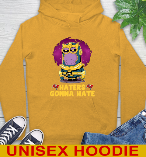 NFL Football Tampa Bay Buccaneers Haters Gonna Hate Thanos Minion Marvel Shirt Hoodie 3