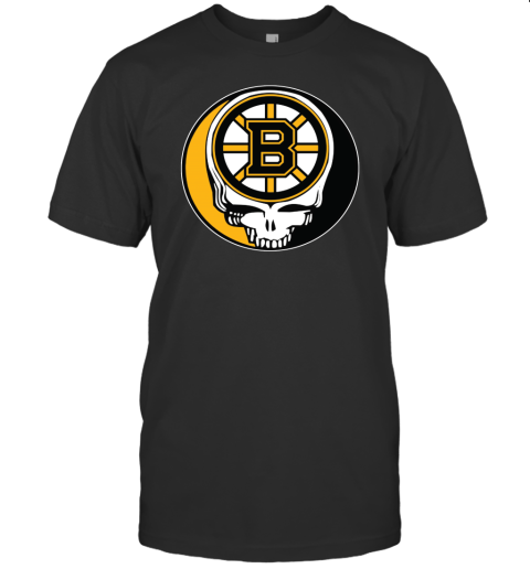 Boston Bruins Grateful Dead Steal Your Face Hockey Nhl Shirts Men Cotton T-Shirt