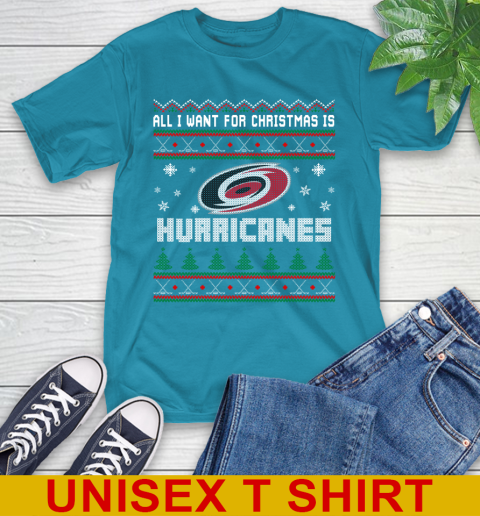 Carolina Hurricanes NHL Hockey All I Want For Christmas Is My Team Sports 9