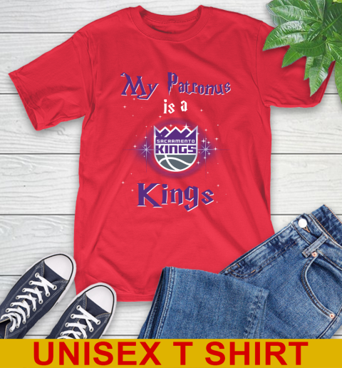 NBA Basketball Harry Potter My Patronus Is A Sacramento Kings T-Shirt 12