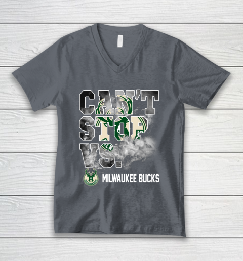 NBA Milwaukee Bucks Basketball Can't Stop Vs V-Neck T-Shirt 4