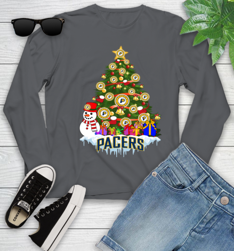 Indiana Pacers Merry Christmas NBA Basketball Sports Youth Long Sleeve 8