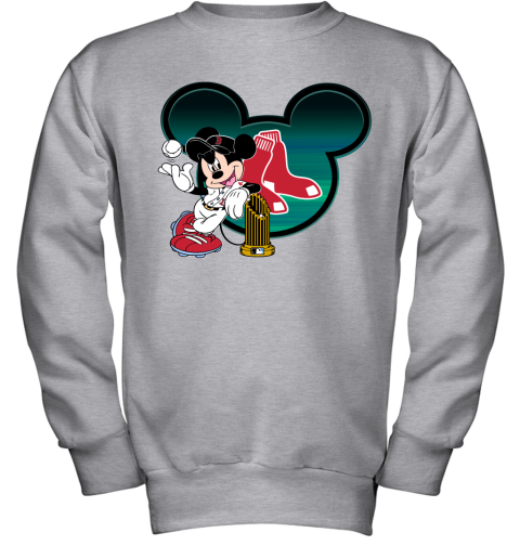 MLB Boston Red Sox The Commissioner's Trophy Mickey Mouse Disney Shirt