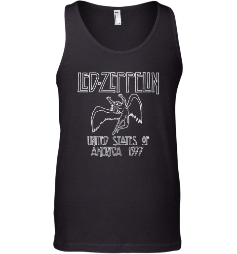 Led Zeppelin 1977 Tour Unisex Crewneck Tank Top