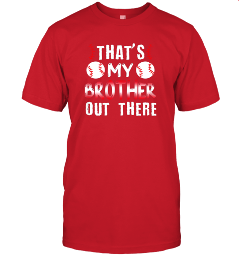 y0zx baseball sister shirt cute baseball gift for sisters jersey t shirt 60 front red