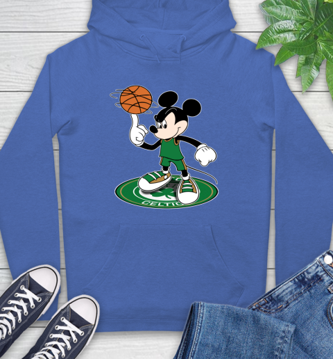 NBA Basketball Boston Celtics Cheerful Mickey Disney Shirt Hoodie 9