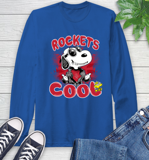 NBA Basketball Houston Rockets Cool Snoopy Shirt Long Sleeve T-Shirt 11