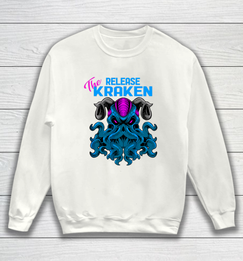 Kraken Sea Monster Vintage Release the Kraken Giant Kraken Sweatshirt