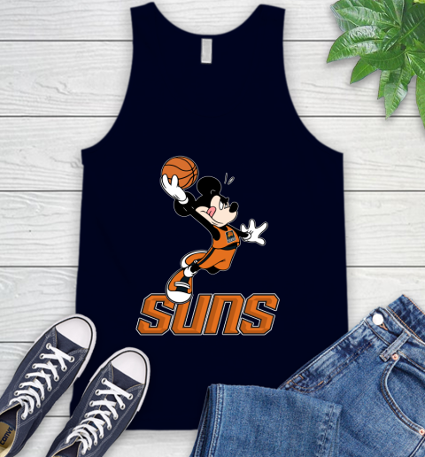 NBA Basketball Phoenix Suns Cheerful Mickey Mouse Shirt Tank Top 3