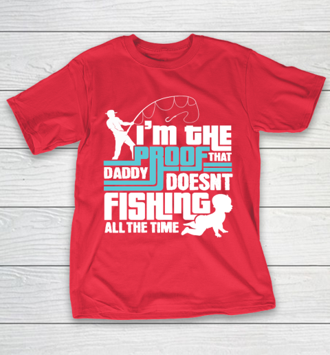 Father's Day Funny Gift Ideas Apparel Funny Fishing Dad T Shirt T-Shirt