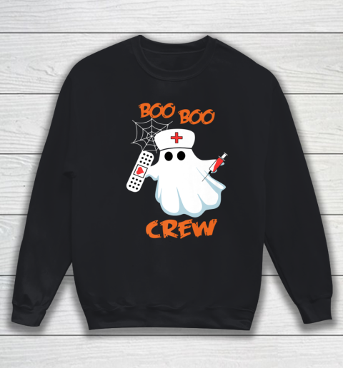 Funny Halloween Nurse RN Medical EMS Staff  Boo Boo Crew Premium T Shirt.OZSGTXU4C7 Sweatshirt
