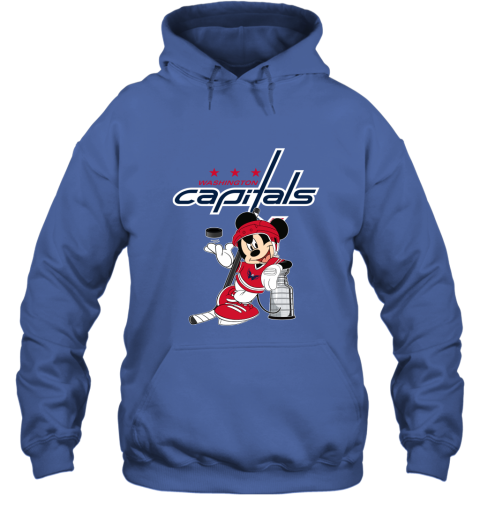 Red White & Blue Washington Capitals NHL National Hockey League Pull Over  Hoodie