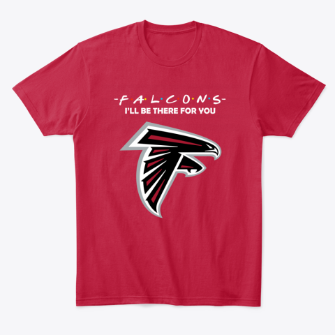 lzrn atlanta falcons friends i39 ll be there for you classic t shirt 2 front red