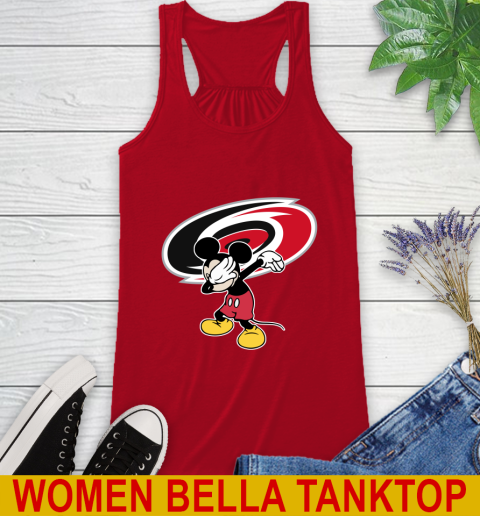 Carolina Hurricanes NHL Hockey Dabbing Mickey Disney Sports Racerback Tank 6
