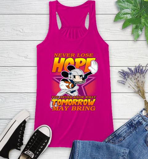 Dallas Cowboys NFL Football Mickey Disney Never Lose Hope Racerback Tank 7