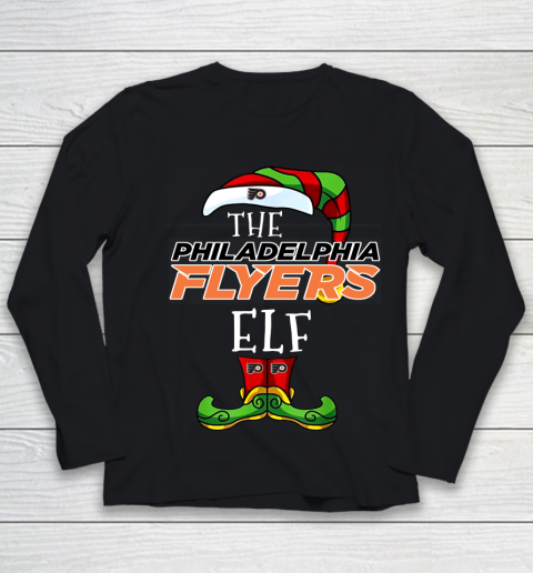 Philadelphia Flyers Christmas ELF Funny NHL Youth Long Sleeve