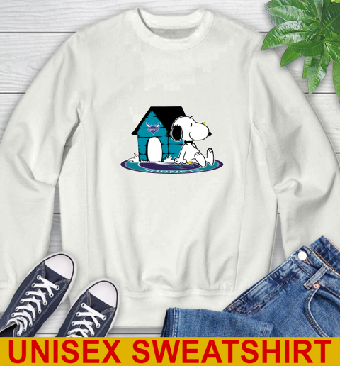 NBA Basketball Charlotte Hornets Snoopy The Peanuts Movie Shirt Sweatshirt