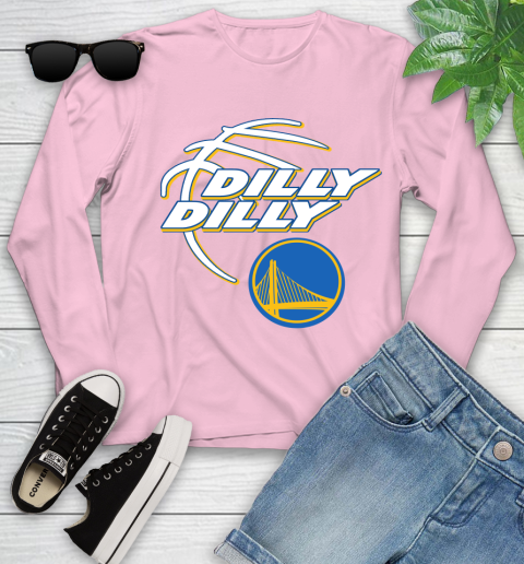 NBA Golden State Warriors Dilly Dilly Basketball Sports Youth Long Sleeve 10