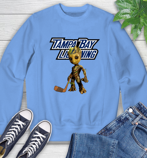 Tampa Bay Lightning NHL Hockey Groot Marvel Guardians Of The Galaxy Sweatshirt 11