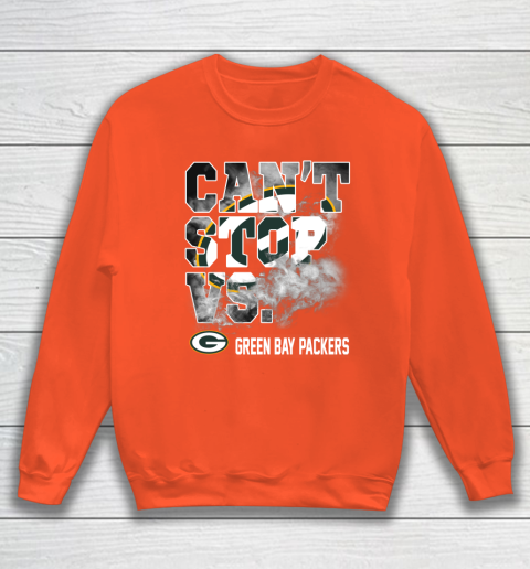 NFL Green Bay Packers Can't Stop Vs Sweatshirt 3