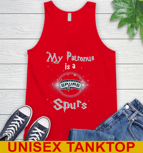 NBA Basketball Harry Potter My Patronus Is A San Antonio Spurs Tank Top 5