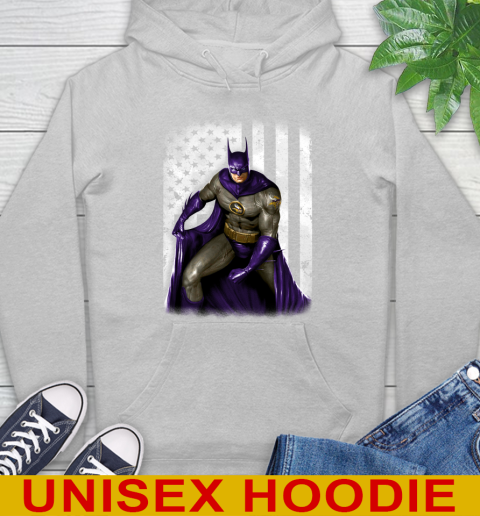 Minnesota Vikings NFL Football Batman DC American Flag Shirt Hoodie - Image 7