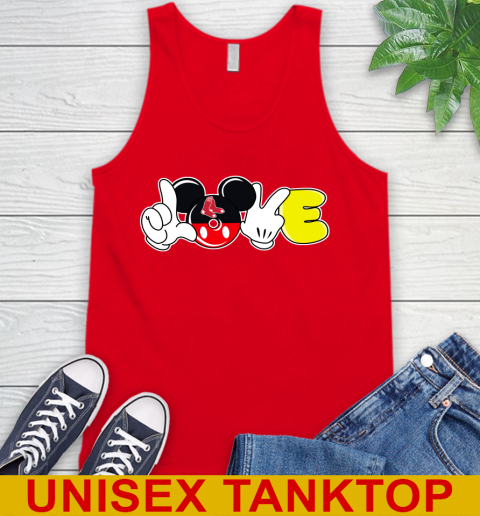 Boston Red Sox MLB Baseball Love Mickey Disney Sports Tank Top 7 Boston Red Sox MLB Baseball Love Mickey Disney Sports Tank Top - Image 7