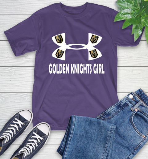NHL Vegas Golden Knights Girl Under Armour Hockey Sports T-Shirt 5