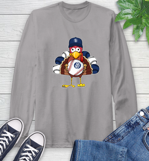 San Diego Padres Turkey thanksgiving Long Sleeve T-Shirt 6