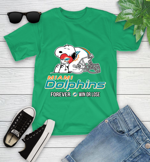 NFL The Peanuts Movie Snoopy Forever Win Or Lose Football Miami Dolphins 108