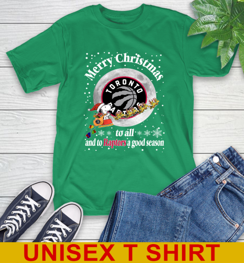 Toronto Raptors Merry Christmas To All And To Raptors A Good Season NBA Basketball Sports T-Shirt 7