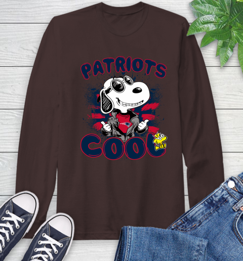NFL Football New England Patriots Cool Snoopy Shirt Long Sleeve T-Shirt 8