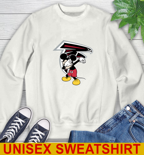 Atlanta Falcons NFL Football Dabbing Mickey Disney Sports Sweatshirt