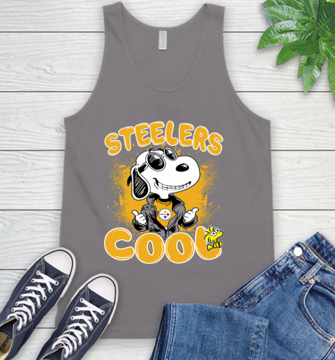 NFL Football Pittsburgh Steelers Cool Snoopy Shirt Tank Top 6