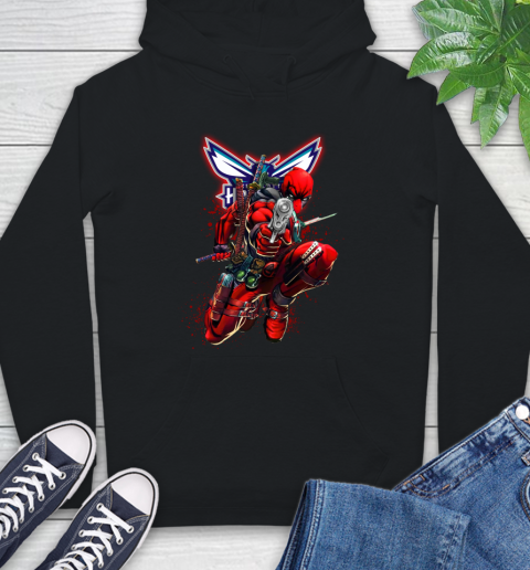 NBA Deadpool Marvel Comics Sports Basketball Charlotte Hornets Hoodie 2