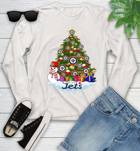 Winnipeg Jets Merry Christmas NHL Hockey Sports Youth Long Sleeve 12