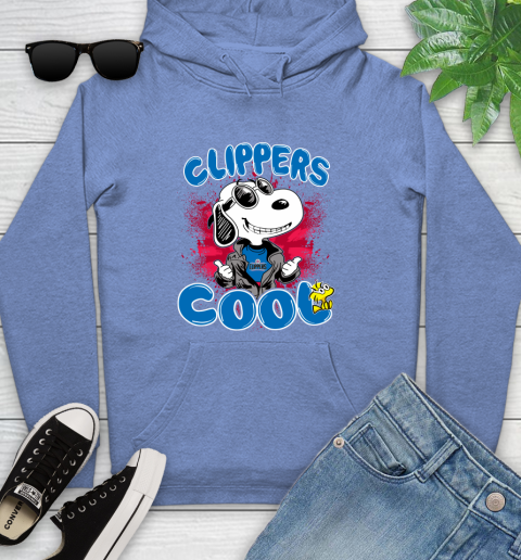 NBA Basketball LA Clippers Cool Snoopy Shirt Youth Hoodie 11